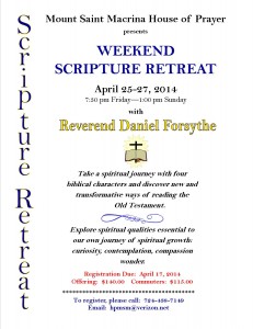 Scripture Weekend Flier